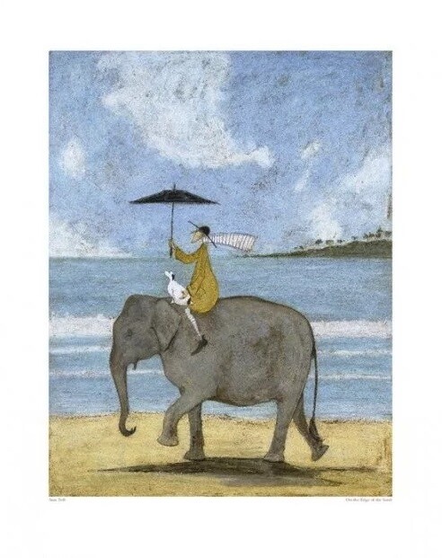 Art Print Sam Toft - On The Edge Of The Sand