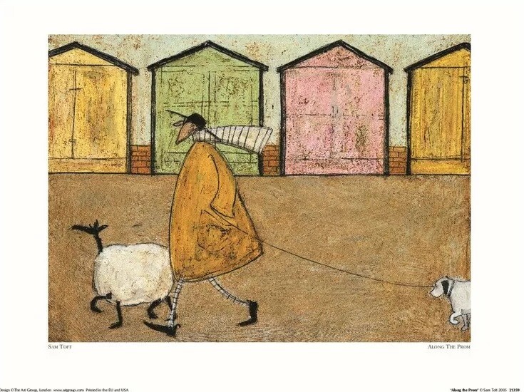 Художествен печат Sam Toft - Along the Prom