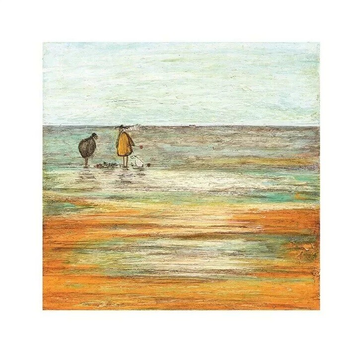 Εκτύπωση τέχνης Sam Toft - Sandcastle Progress Report