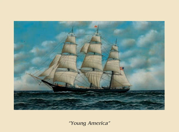 The Ship Young America Картина