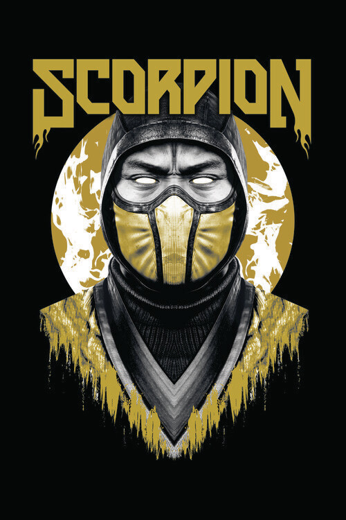 Плакат Mortal Kombat - Scorpion