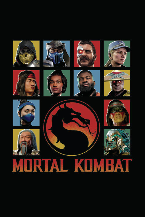 Плакат Mortal Kombat - Characters