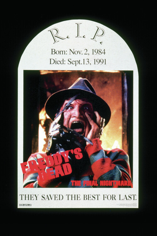 Poster Nightmare on Elm Steet - Freddy