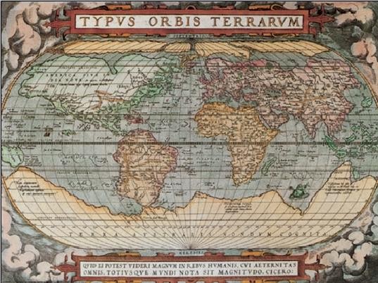 Εκτύπωση τέχνης World Map - Historical