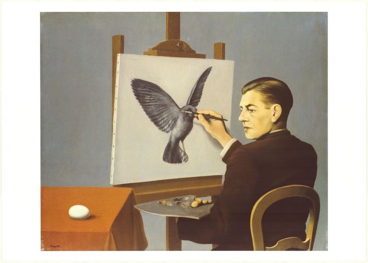 Художествен печат Clairvoyance (Self Portrait), 1936