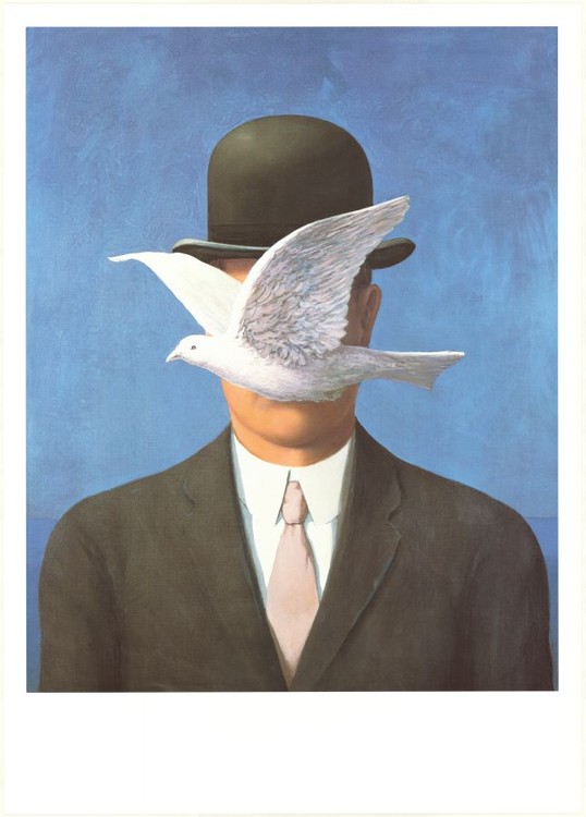 Художествен печат Man in a Bowler Hat, 1964