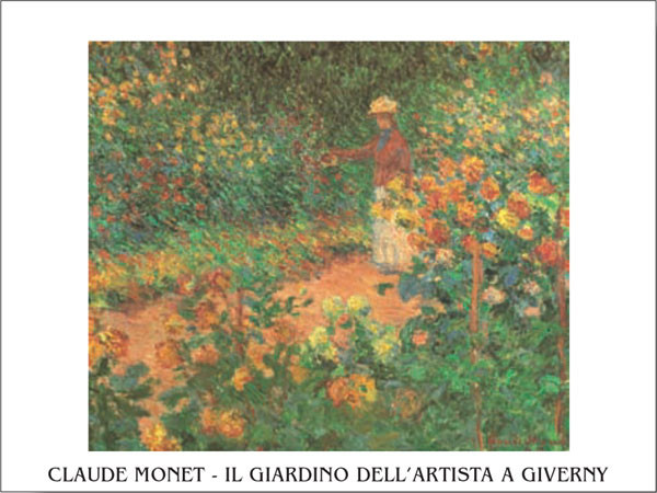 The Artist's Garden at Giverny, 1900 Картина