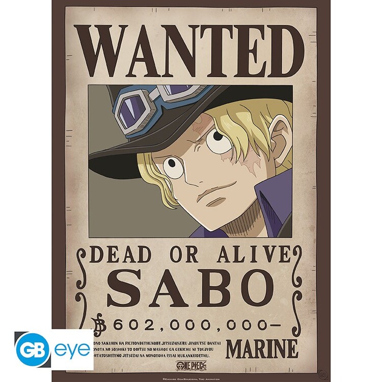 Poster One Piece - Wanted Sabo