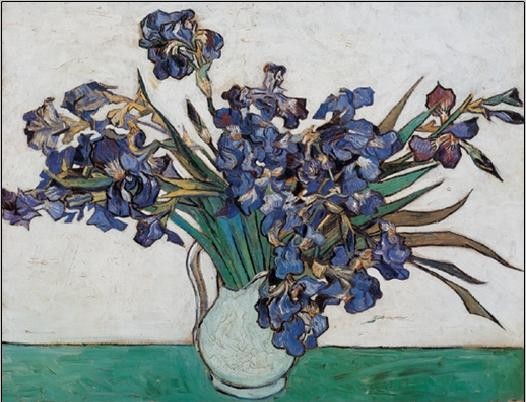 Vase with Irises, 1890 Картина