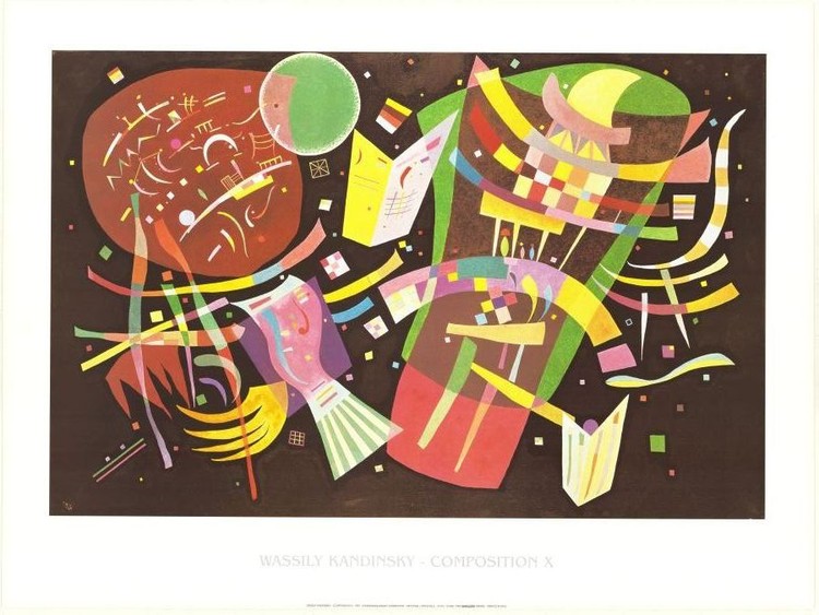 Impressão artística Composition X