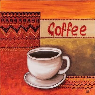 Impressão artística Coffee