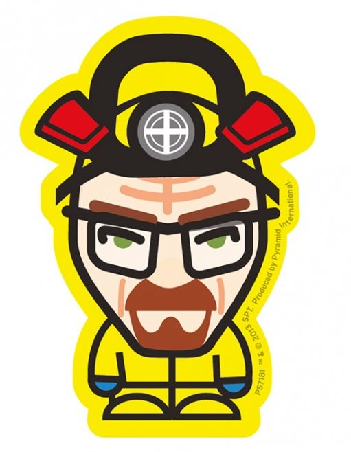 Stickers Breaking Bad - Heisenberg yellow