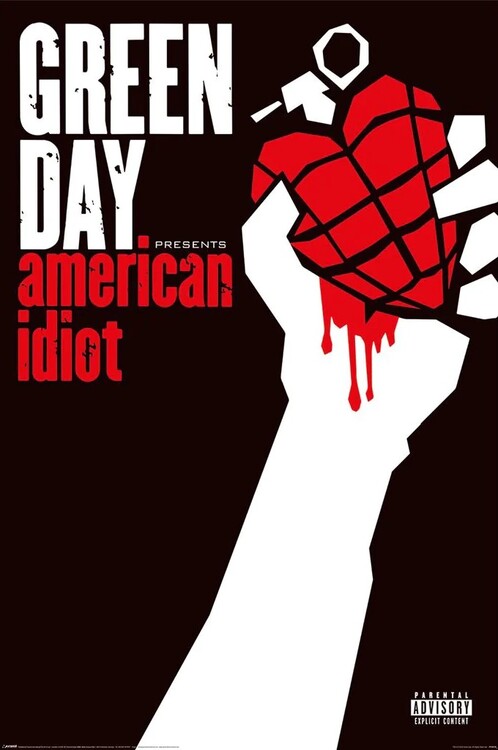 Плакат Green Day - American Idiot Album