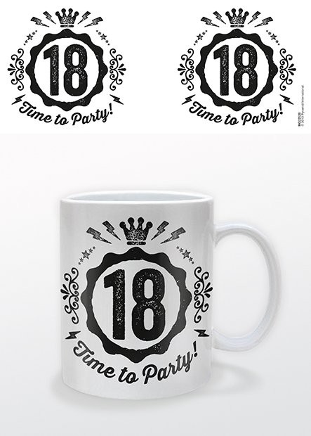 Κούπα Geburtstag - 18 Time to Party