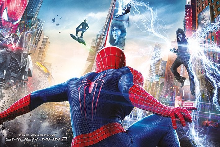 【Rain様おまとめ】The Amazing Spider-Man ポスター2枚 Poster The Amazing Spiderman 2 - Battle | Wall Art | 3+1 FREE