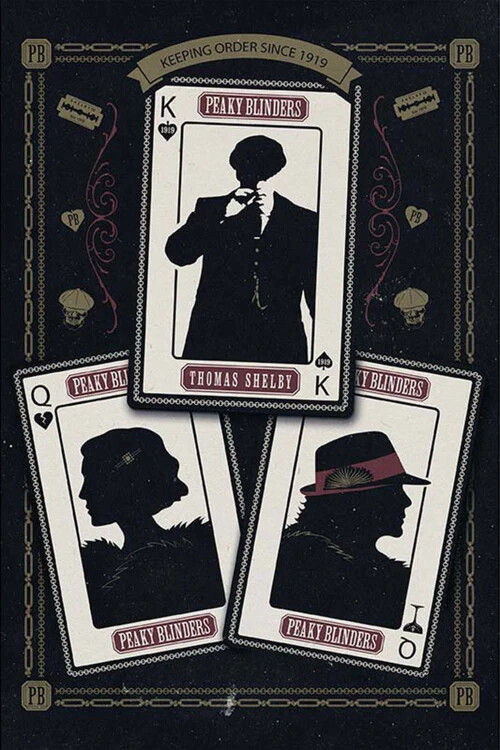 Плакат Peaky Blinders - Cards