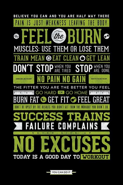 Poster Gym - Motivational