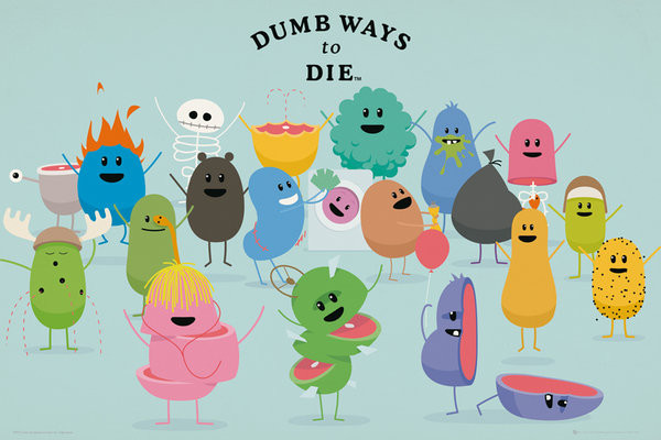 Плакат Dumb Ways to Die - Characters