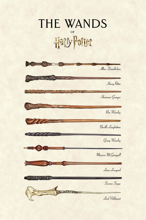 Плакат Harry Potter™ - The Wands