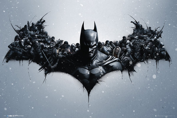Плакат Batman Origins - Arkham Bats