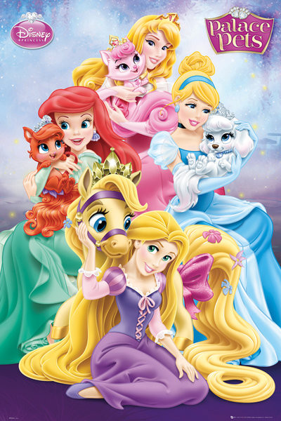 Плакат Disney Princess Palace Pets - Group