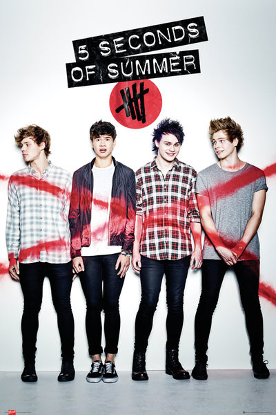 Poster 5 Seconds of Summer - Album Cover | Wall Art | 3+1 FREE