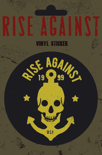 Stickers Rise Against - Skull Anchor