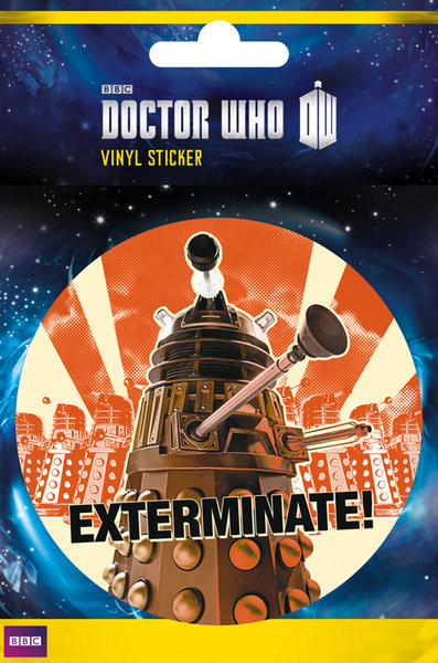 Stickers Doctor Who - Exterminate