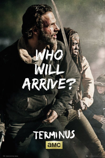 Плакат The Walking Dead - Rick and Michonne Survive