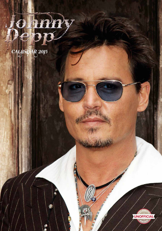 Calendar 2015 Johnny Depp