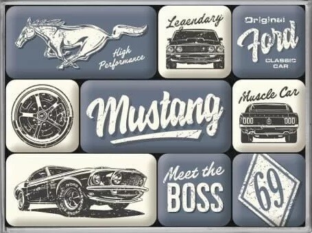 Μαγνητάκι Ford - Mustang - 1969 - The Boss