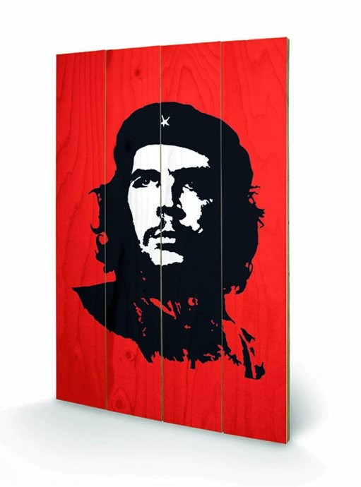 Ξύλινη τέχνη Che Guevara - Red