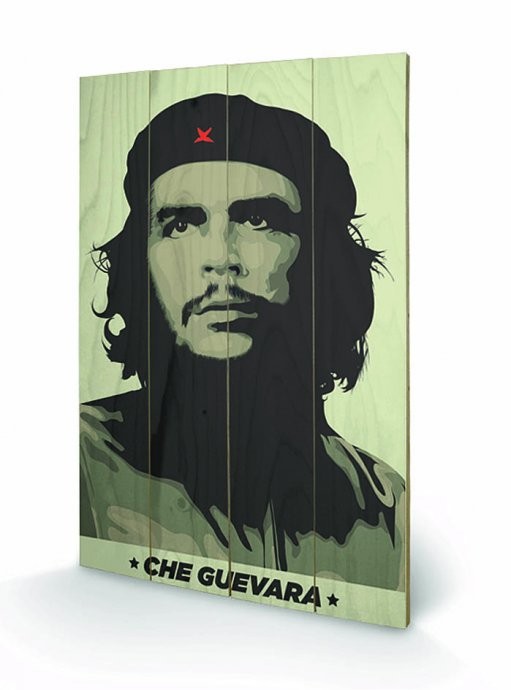Ξύλινη τέχνη Che Guevara - Khaki Green