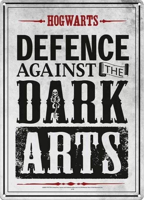 Metallikyltti Harry Potter - Dark Arts
