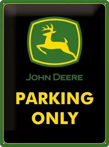 Μεταλλική πινακίδα John Deere Parking Only