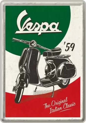 Μεταλλική πινακίδα Vespa Italian Classic'59