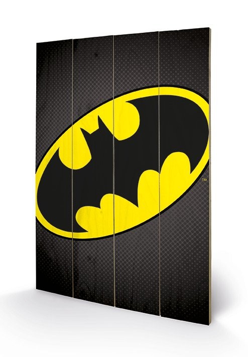 Ξύλινη τέχνη DC Comics - Batman Symbol