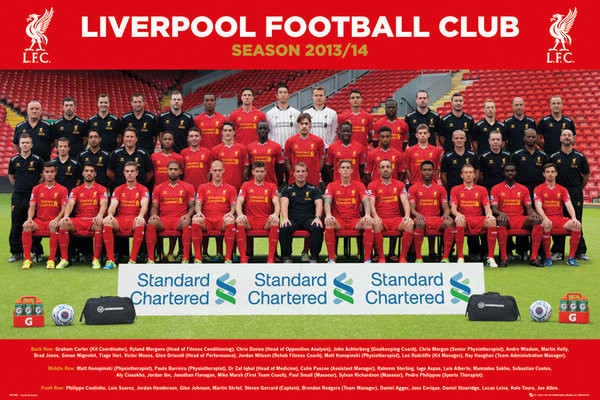 Плакат Liverpool FC - Team Photo 13/14