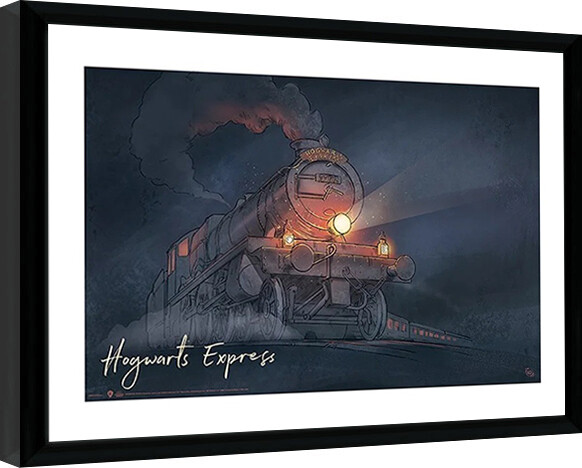Framed Poster Harry Potter - Hogwarts Express