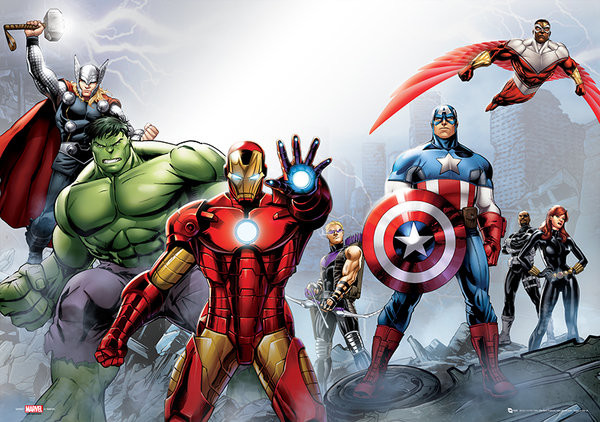 Плакат Marvel - Group