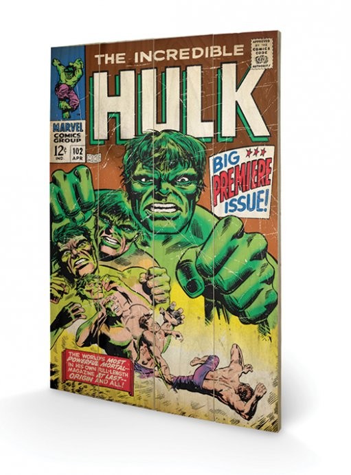 Hulk - Big Issue Wooden Art