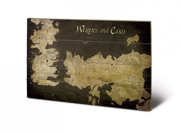 Ξύλινη τέχνη Game of Thrones - Westeros