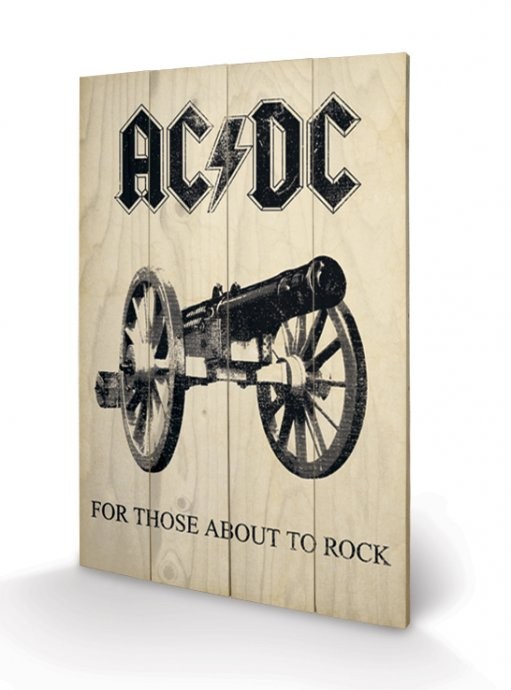Ξύλινη τέχνη AC-DC - For Those About to Rock