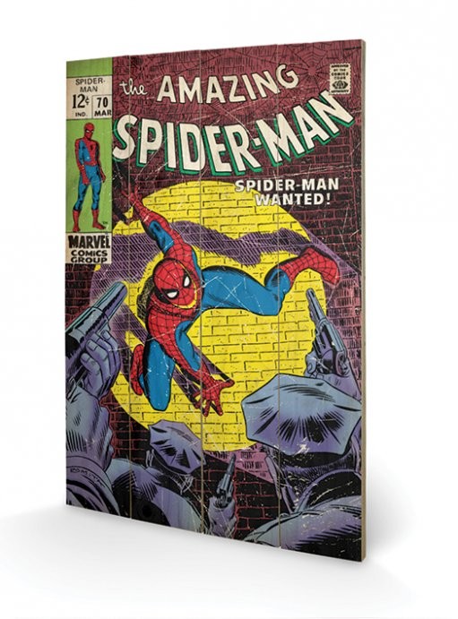 Ξύλινη τέχνη Spiderman - Wanted