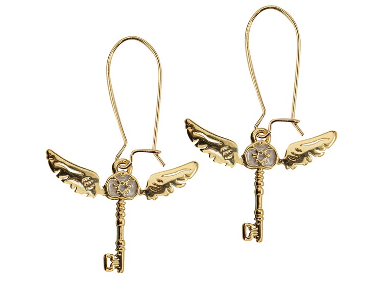 Örhängen Harry Potter - Flying key