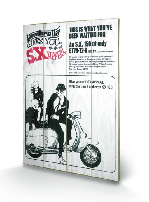 Ξύλινη τέχνη Lambretta - SX Appeal