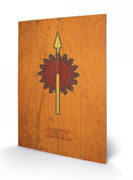 Ξύλινη τέχνη Game of Thrones - Martell