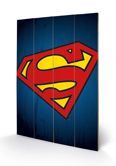 Ξύλινη τέχνη DC Comics - Superman Symbol