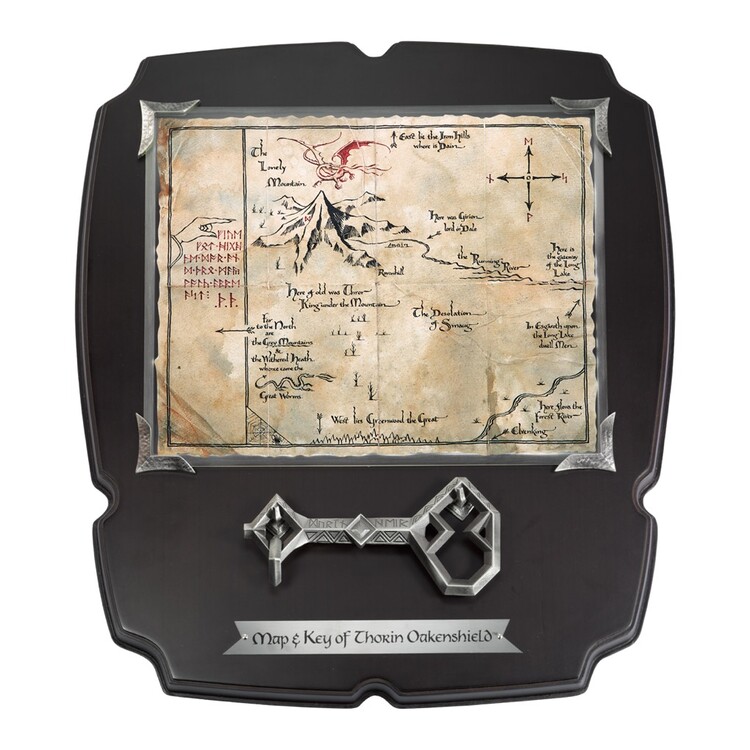 Replika Hobbit - Thorin‘s Key and Full Size Map