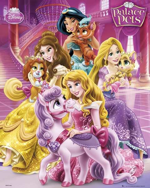 Αφίσα Disney Princess Palace Pets - Cast